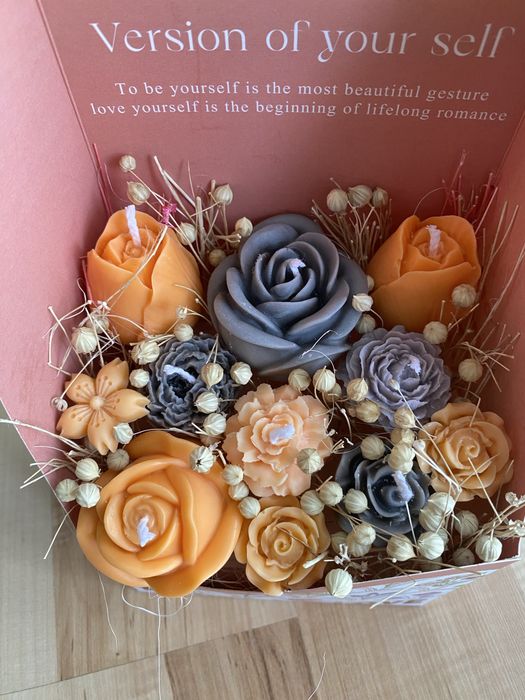 Ароматен букет от соеви свещи