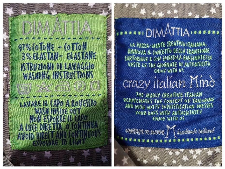 Pantaloni Dimattia Genova, Tailored Style, Stretch, Bărbați - 48