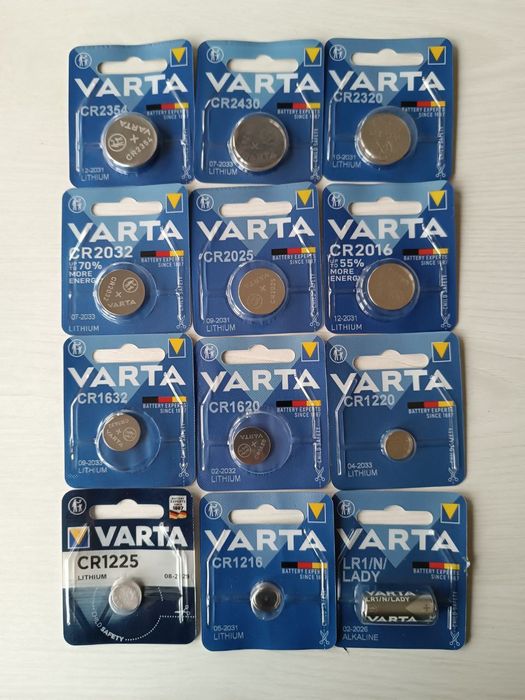 Батарейки SR1130 CR3032 CR2450 SR712