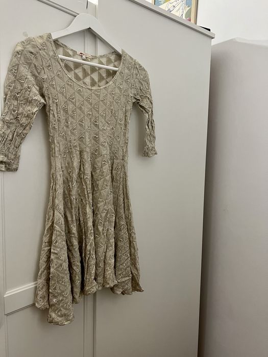 Rochie Mor’a vara plaja crem scurta XS / S