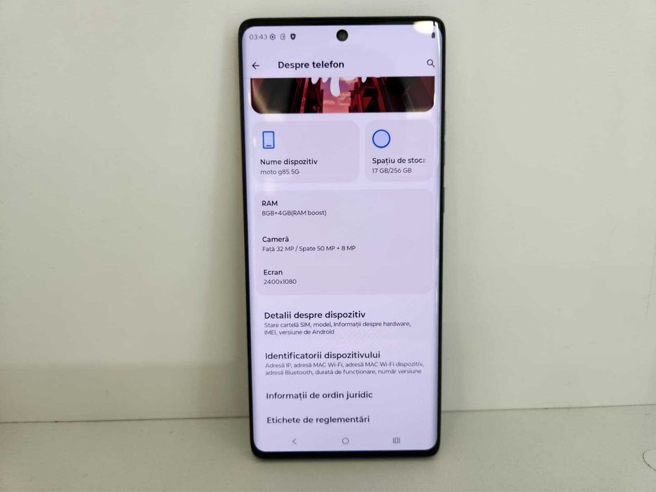 Motorola G85 5G 8/256Gb (Ag8 Tudor/B74134) – Garantie 2 Ani!