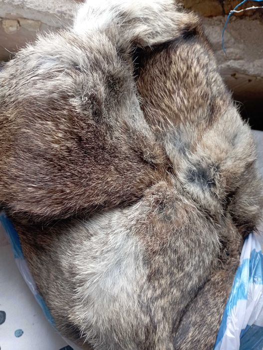 Естествен косъм шапка ушанка