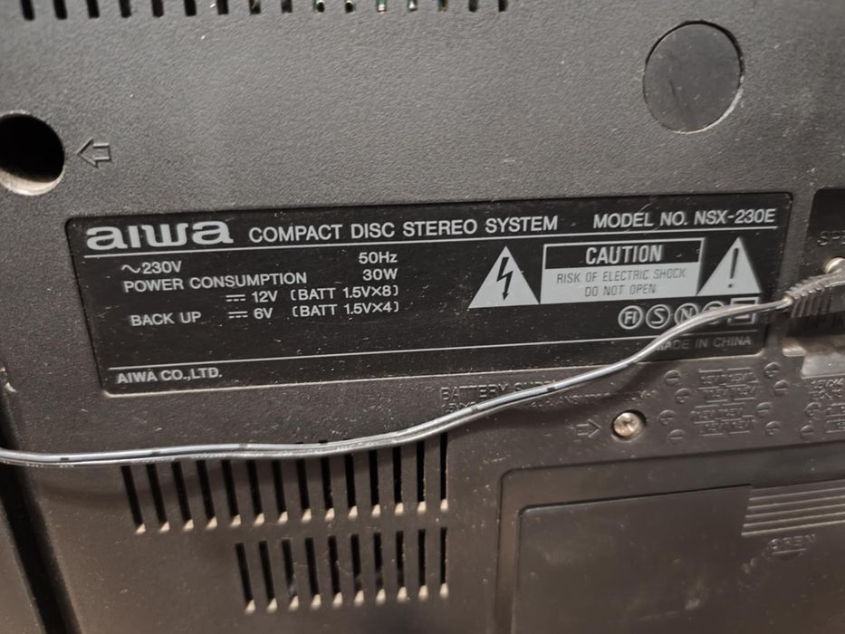 Уредба касетофон aiwa nsx-230e
