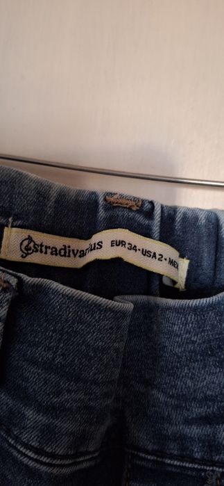 Jeggings dama Stradivarius masura 34 Albastru