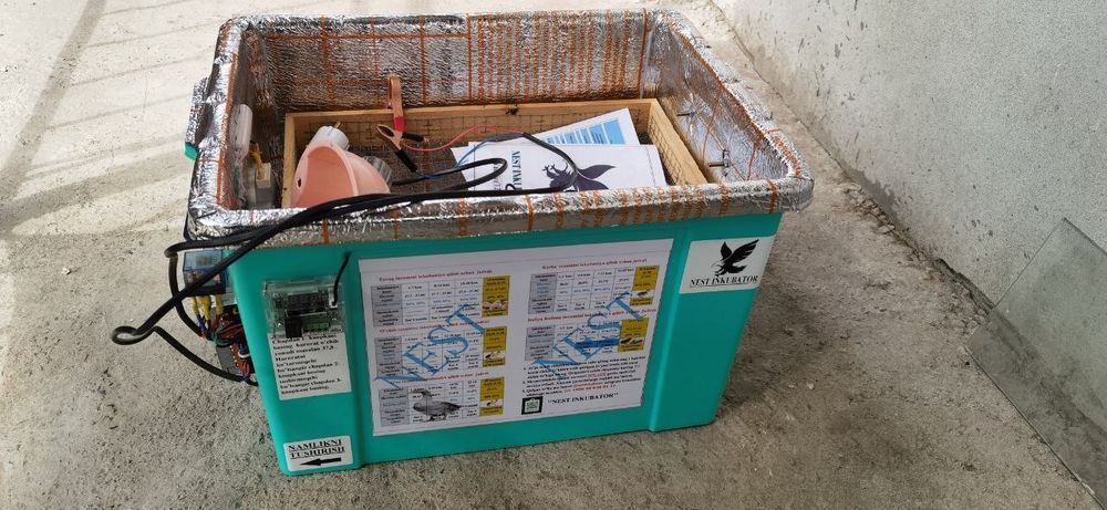 Nest inkubatori to'liq avtomat 60 dona tuhum sigadi