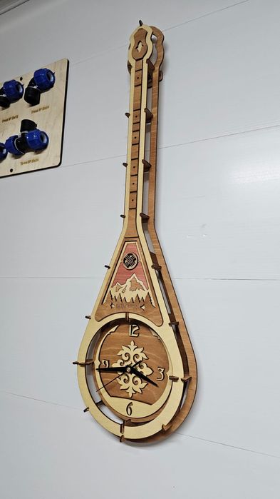 Часы Домбра, ручная работа