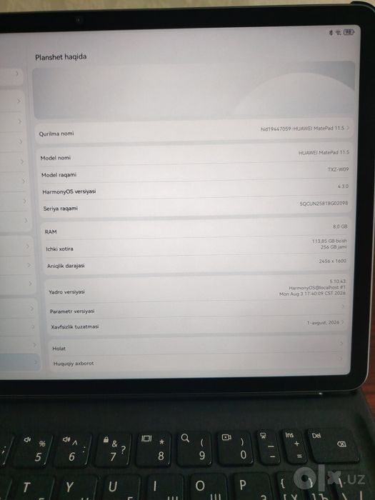 Huawei mate pad 11.5