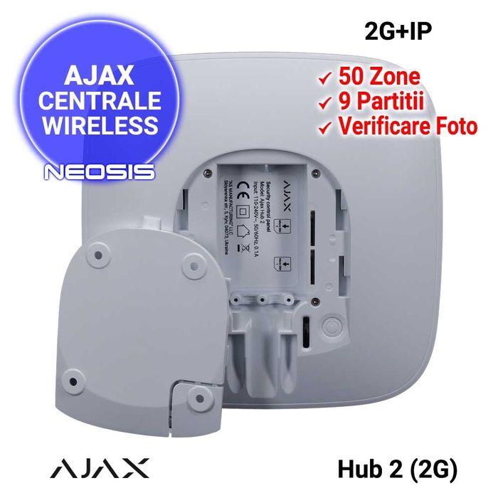 Centrala efracție wireless Ajax hub 2