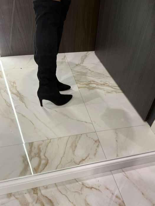 Дамски чизми велур 38 номер