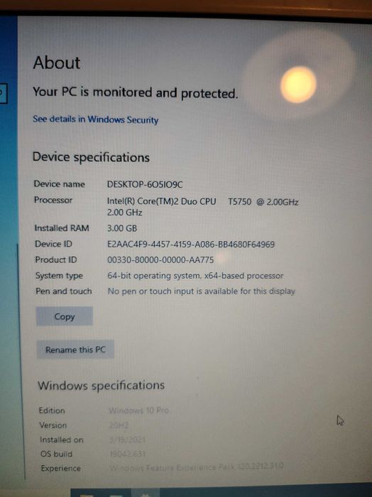 Vand laptop Acer Aspire 5920