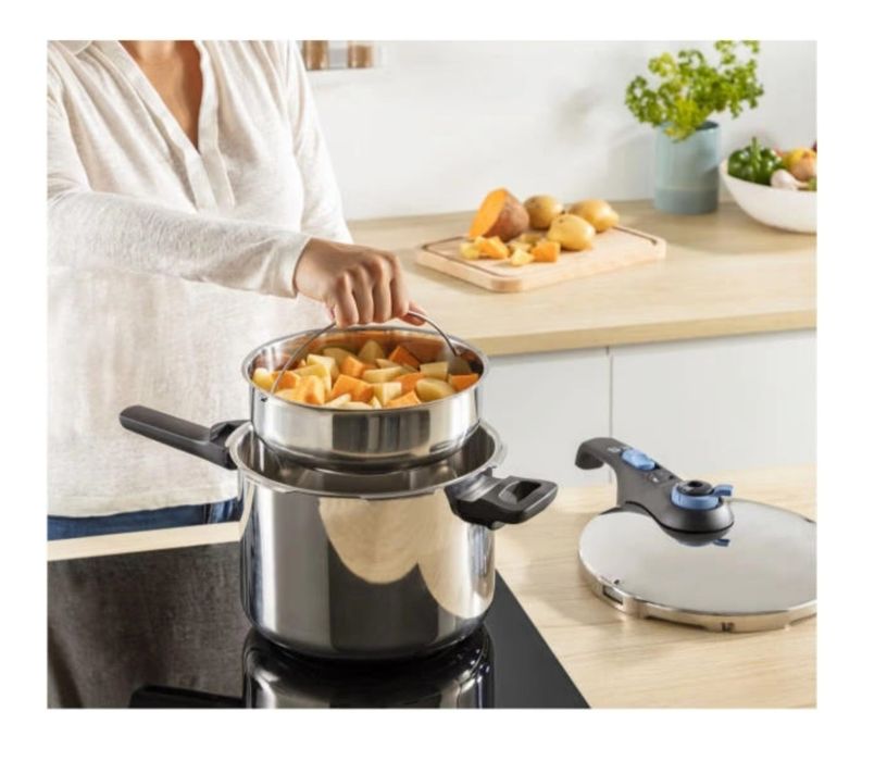 Тенджера под налягане Тефал secure trendy 6л