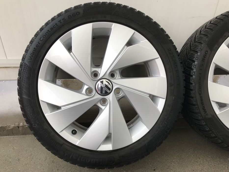 Jante Roți 17 VW Caddy Touran Golf 8 7 6 5 Anvelope iarna 205 50 R17