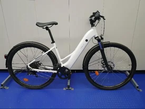 Bicicletă polivalentă electrică Cadru jos - produs resigilat Decathlon