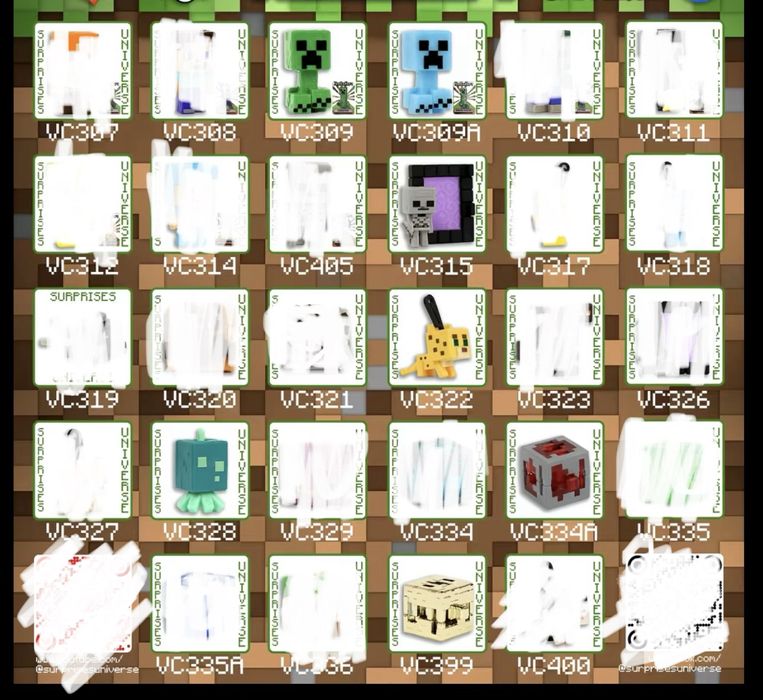 обмениваю фигурки майнкрафт