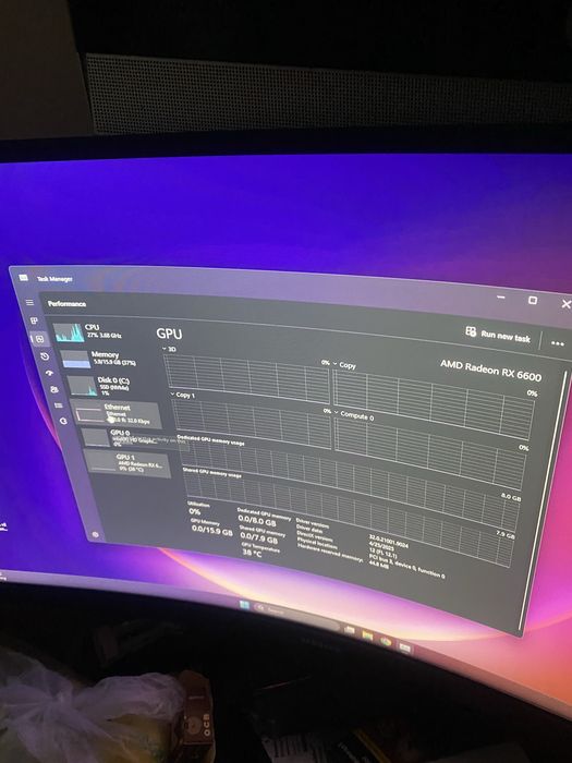 Vând unitate pc Amd rx 6600