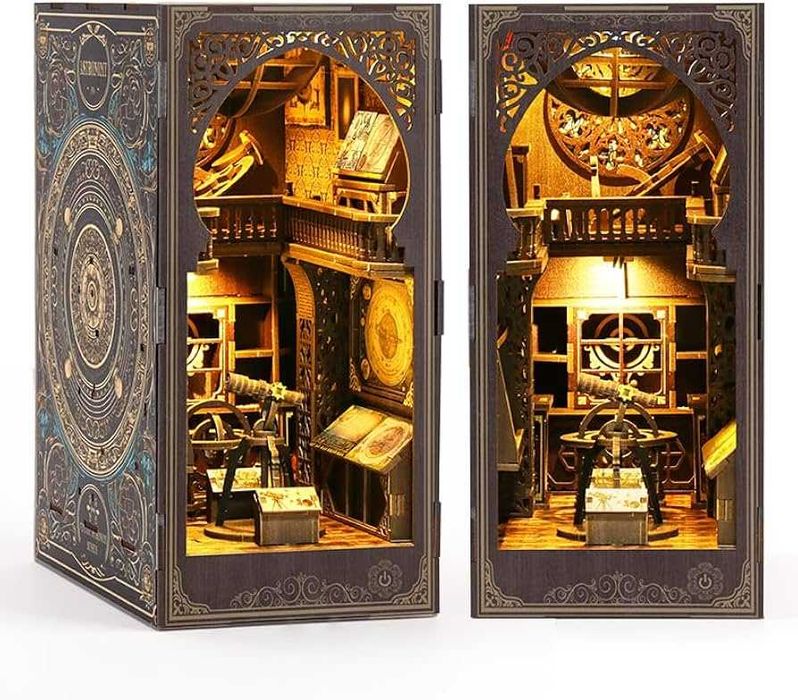 Музей на астрономията - DIY Book Nook Kit, 3D дървен пъзел