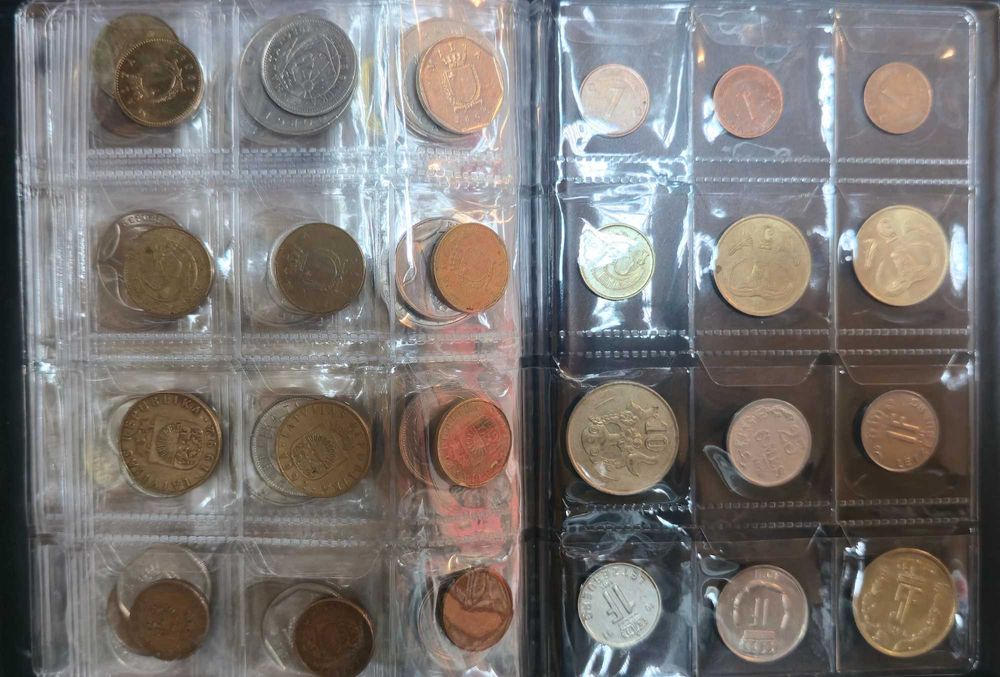 монети 7 държави  120 бр