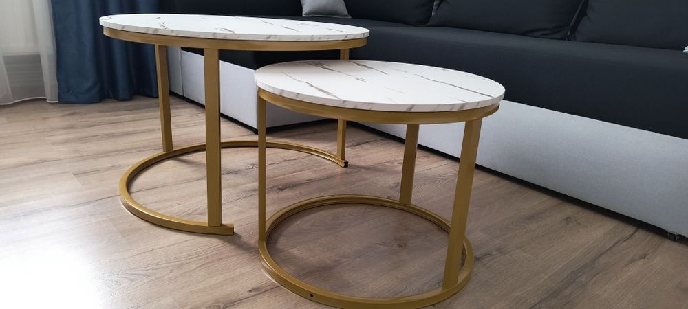 Vând set două măsuțe de cafea living