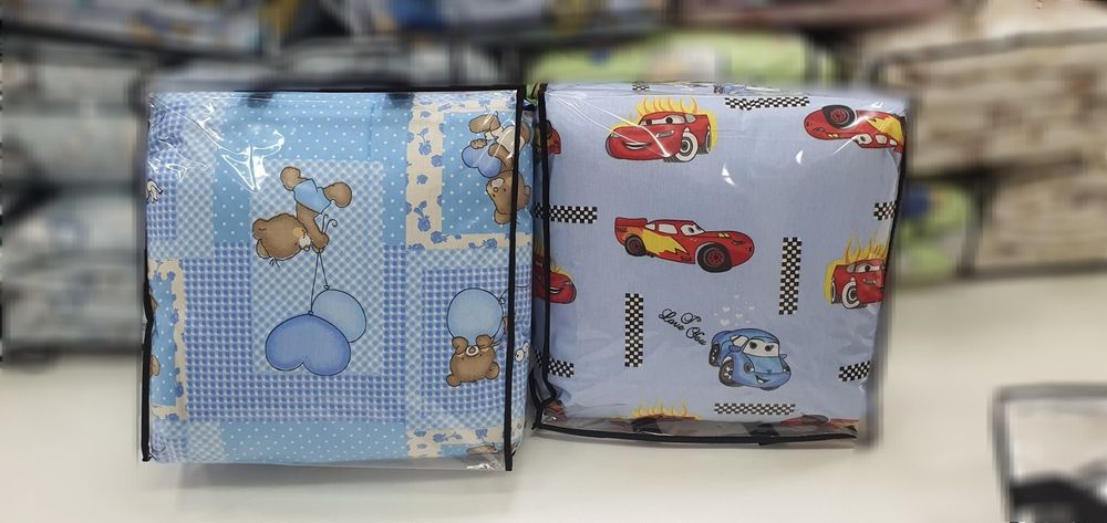 Спален комплект\спално бельо за кошара 100%памук