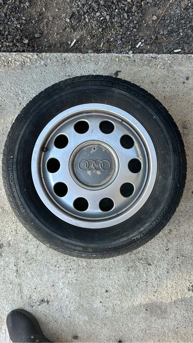 Vand janta roata aluminiu de rezerva 195.65.R15 si capace janta Audi