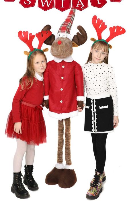 Голям Коледен елен 188см ХХЛ Коледна декорация украса НОВ