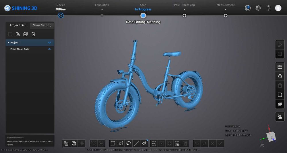 EINSTAR 3D скенер