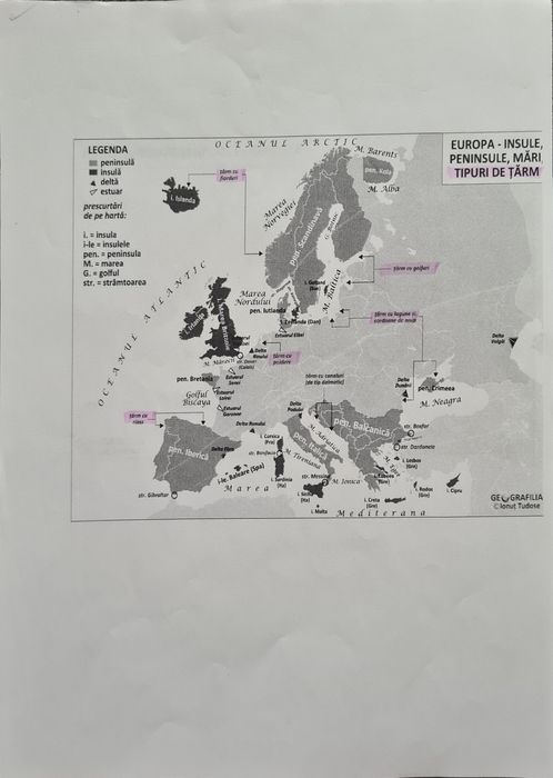 Materiale Bacalaureat Geografie  20 RON-45 pagini
