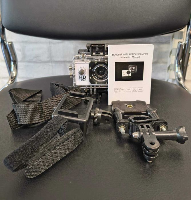 Екшън камера HD 1080P – напълно изправна и готова за приключения!