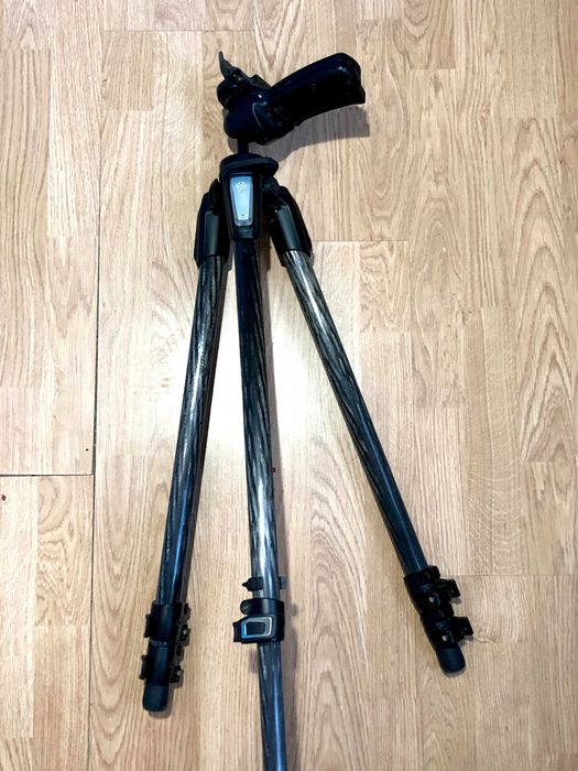 Карбоновый Штатив Manfrotto MT055CXPRO3 + Шаровая Голова (2-В-1)