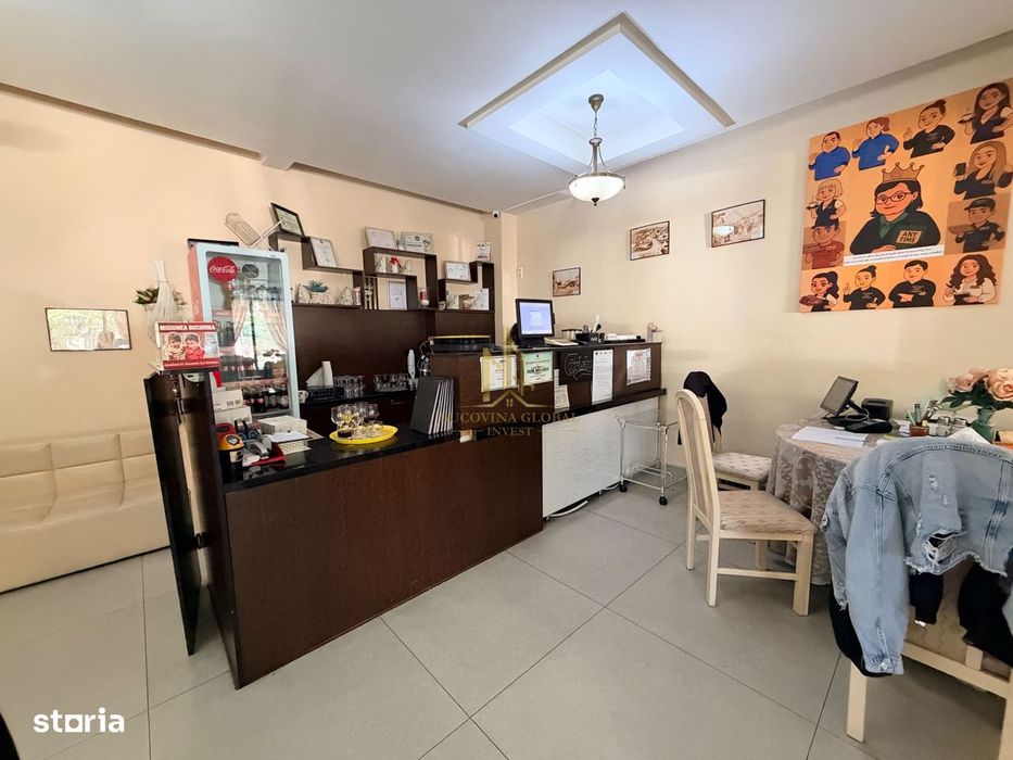 De Vânzare / Închiriere – Spațiu Comercial Amenajat Horeca, Burdujeni