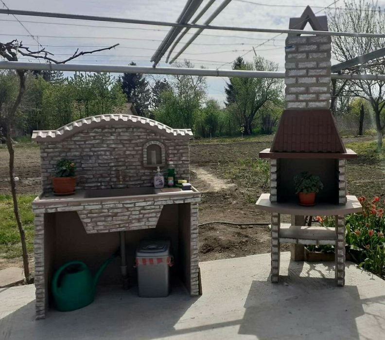 Градинско барбекю.