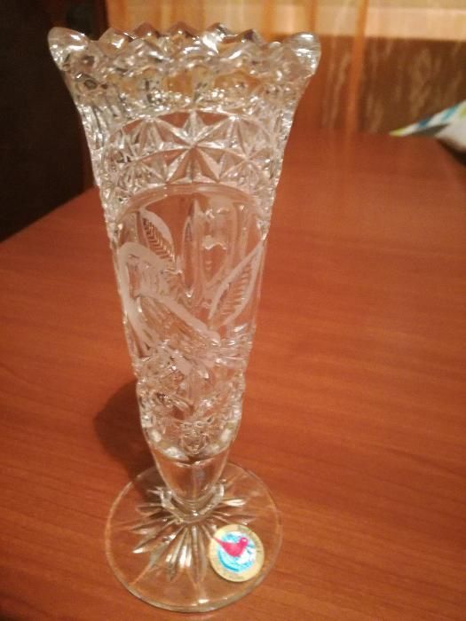 Ваза HOFBAUER-Оловен кристал 24% Pbо