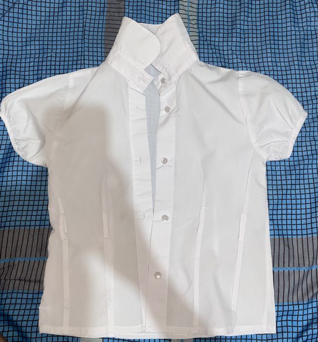 Детская школьная рубашка для девочек на рост 110