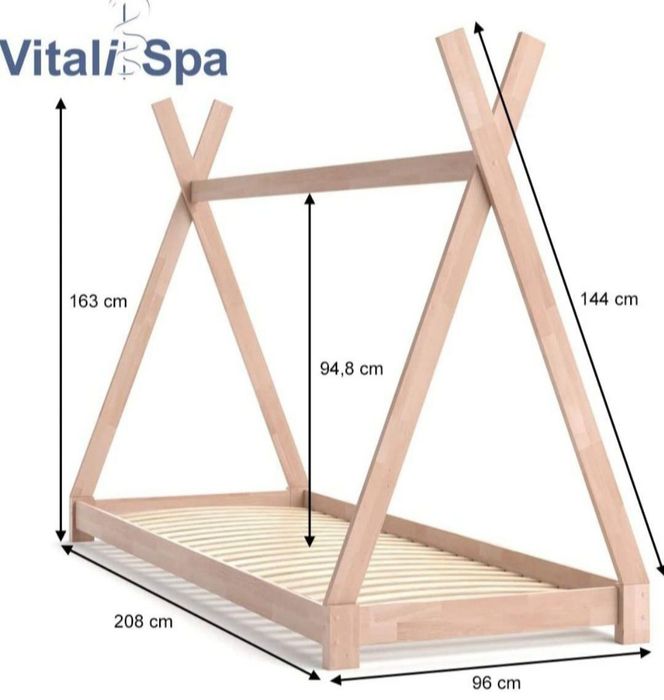Легло тип палатка 200х90