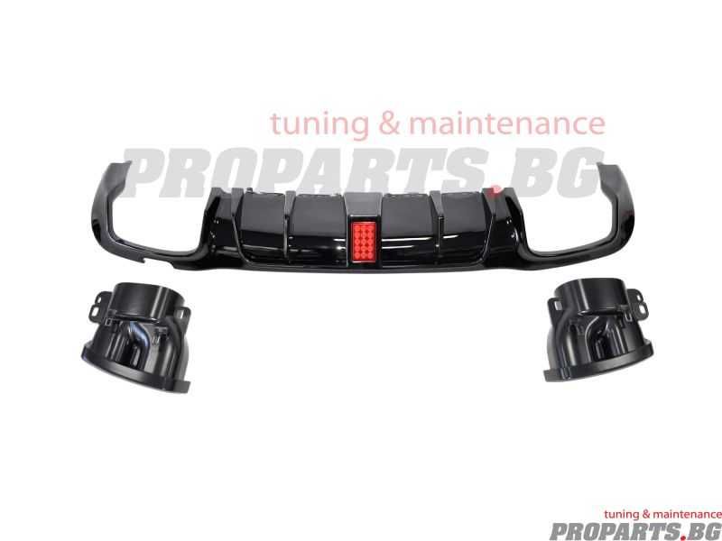 Спортен дифузер тип Brabus Mercedes Benz E class W213 16-20