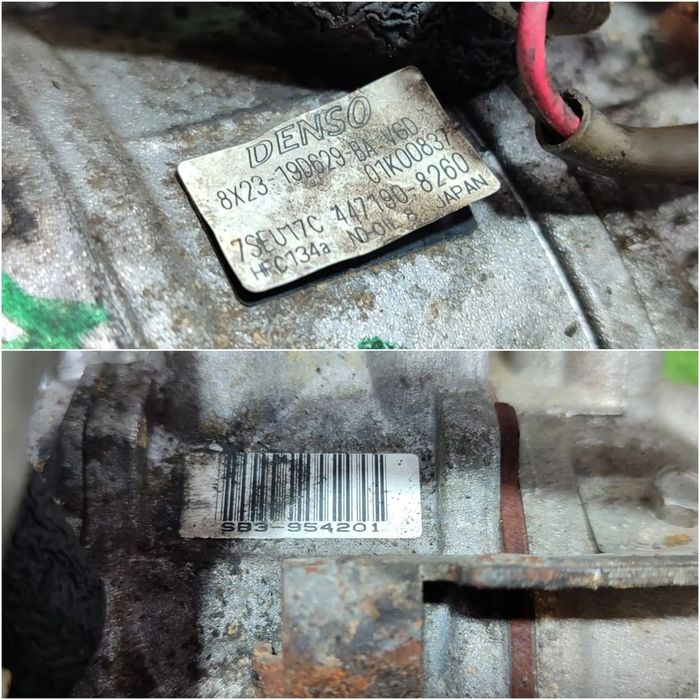 COMPRESOR AC JAGUAR XF (X250) 2.7 DIESEL 2008 / 2008–2015  / COD OEM 8X23-19D629-BA / C2Z3574 / 8X2319D629BA (5A2)