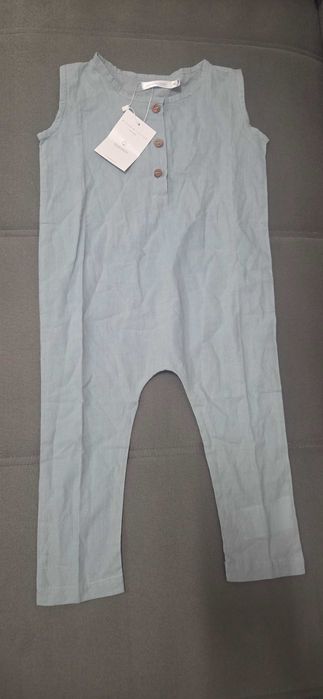 Salopeta pentru copii marca Bloom and Cotton,marimea 2 ani,material bumbac organic,noua,cu eticheta