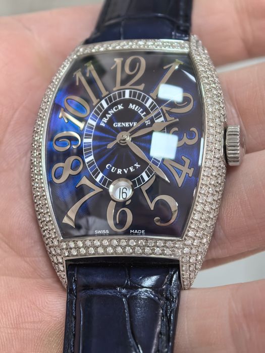 Franck Muller Curvex Blue Concept Diamond Case