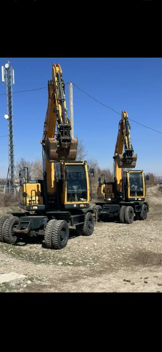 Услуги экскаватора. Погрузчик колесный