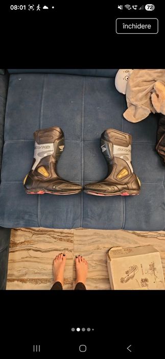 Cizme moto Spyke marimea 42