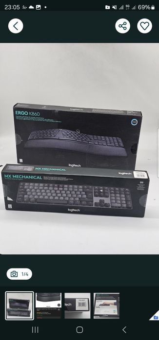 Tastatura mecanica de gaming Redragon K552 Kumara , logitech ergo k860