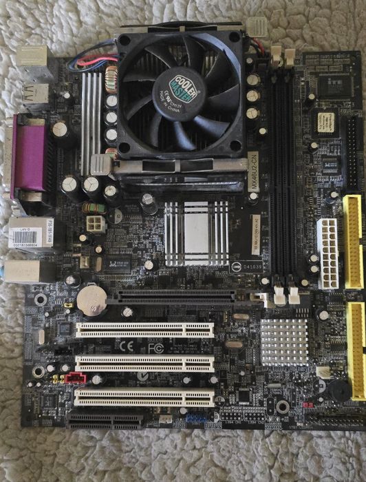 PLACA de Baza Aopen MX46U2-CN Socket 478 Intel Celeron 1.66 GHz procesor Vintage