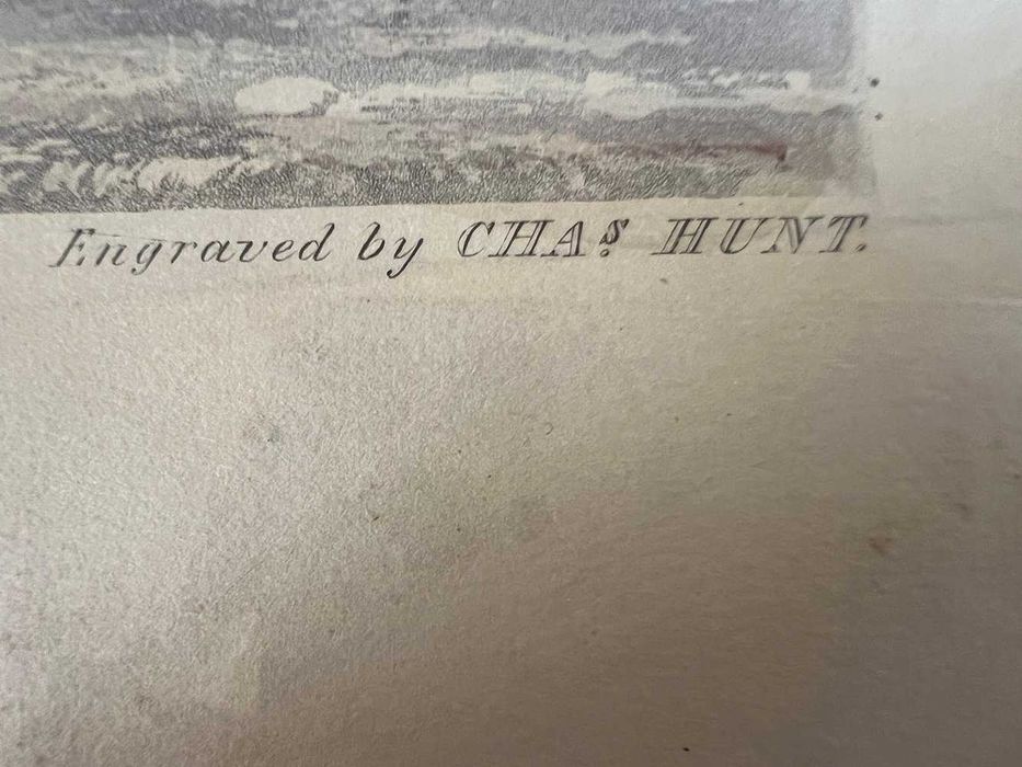 Gravura de Charles Hunt dupa pictura de Henry Alken, "Primul obstacol"