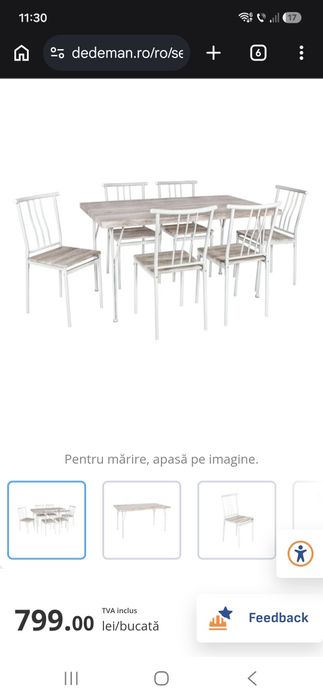 Masa Cu Scaune - Bucătărie