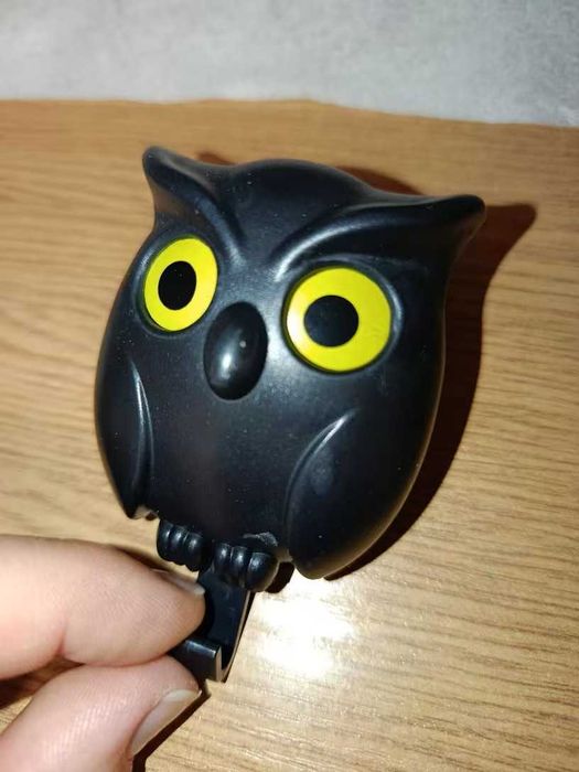 Черна Сова закачалка за ключове