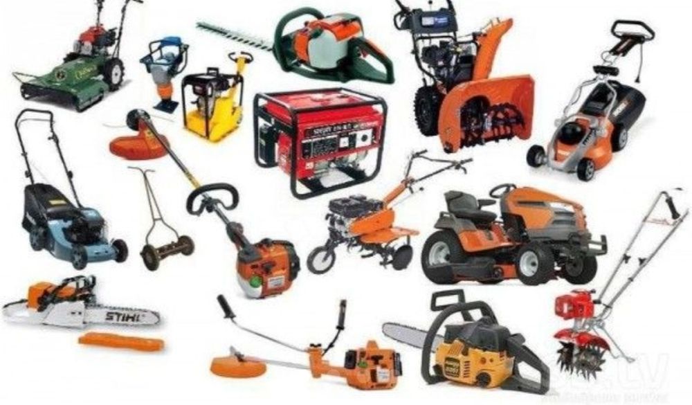 Reparații drujbe motocoase generatoare curent și mașini tun gazon