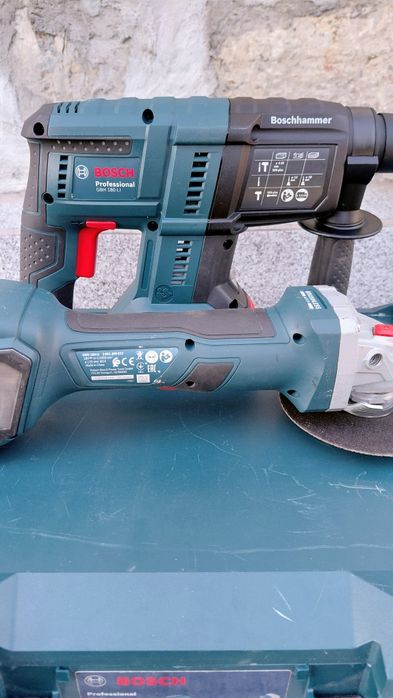 Bosch 18v Перфоратор и Ъглошлайф