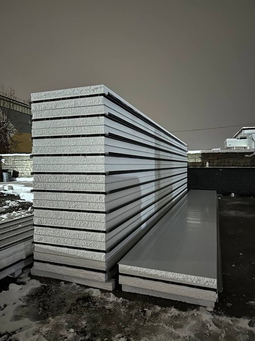 Sendvich panel/сэндвич панель/prof nastil panel. Доставка. Установка