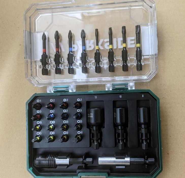 Комплекти Ударни Битове и Вложки Парксайд Parkside