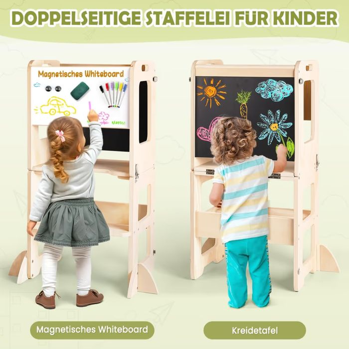 Learning tower + masuta cu scaunel 2 in 1